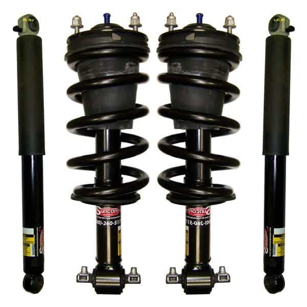 2007-2013 Chevrolet Avalanche 4Wheel OEM Electronic Active Suspension with Front Struts & Rear 