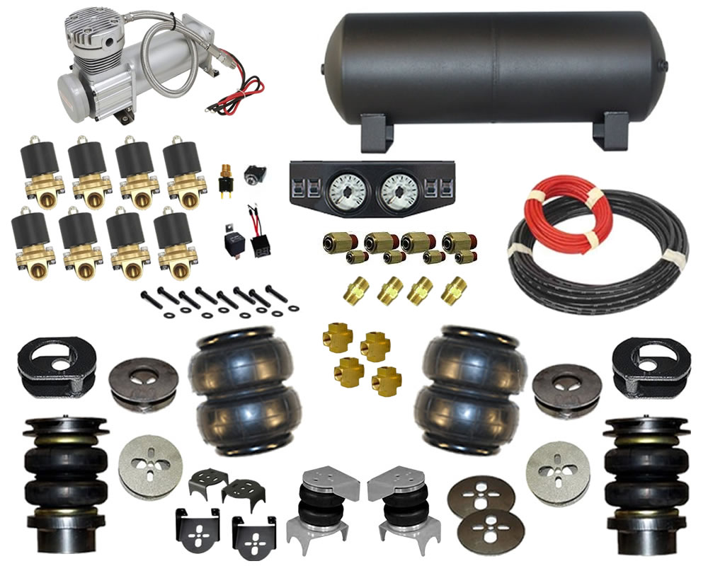 2007-2018 Jeep Wrangler Complete Air Suspension Kit - X2 Industries