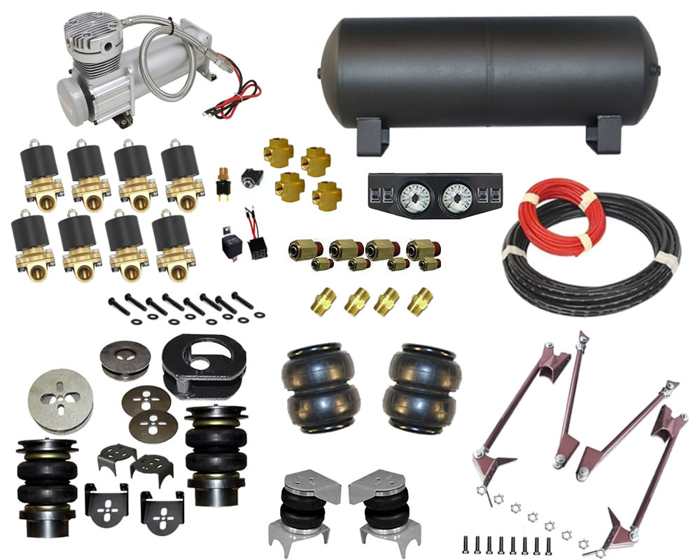1956-1964 Ford F100, F150 Complete Air Suspension Kit - X2 Industries