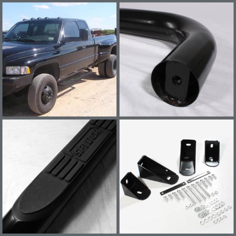 94-01 Dodge Ram 1500 Extended Cab 3" Side Step Bar - Black